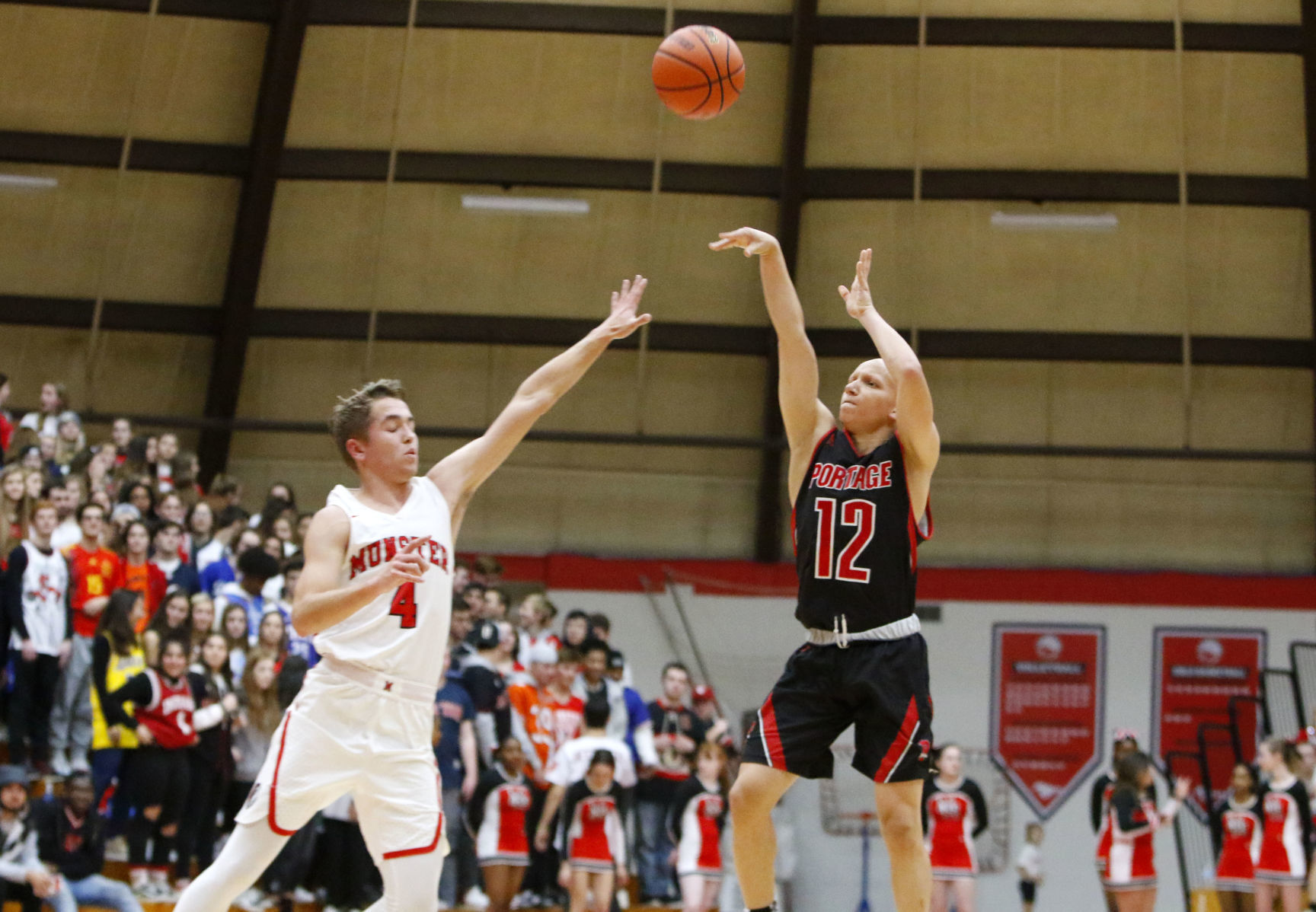 Portage at Munster boys basketball